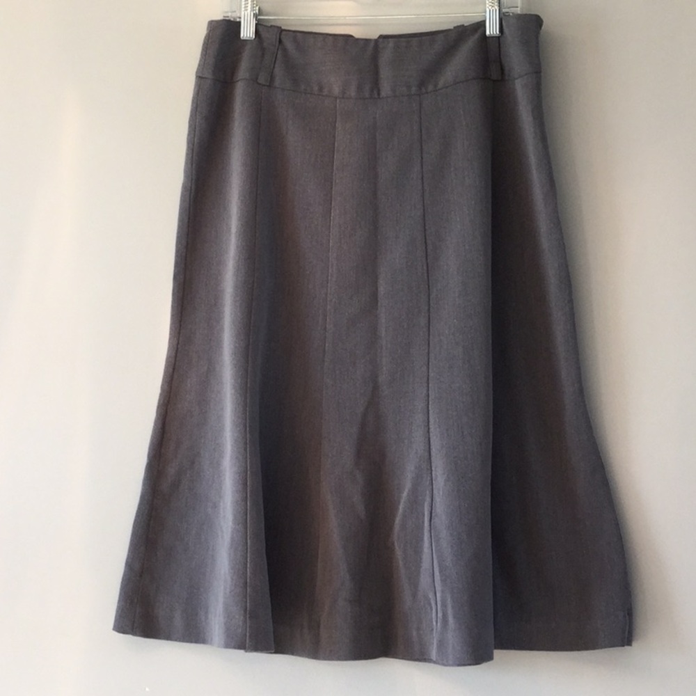 Woven gray skirt